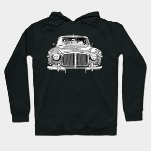 Rover P5 1960s classic car monochrome Hoodie